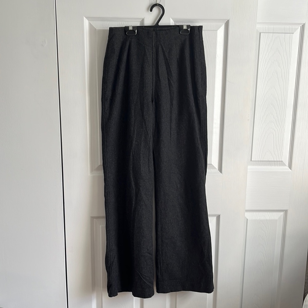 High waisted wide leg wool pants size 6